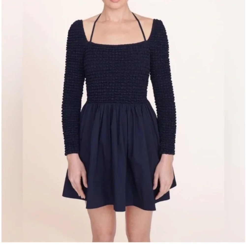 STAUD Cassidy Navy Dress NWT medium